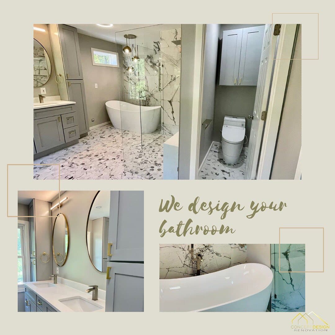 Bathroom renovation in Maryland - Image 15